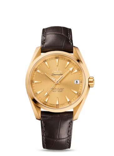 Omega Seamaster Aqua Terra 150m Master Co-Axial 38.5 Yellow Gold / Champagne 231.53.39.21.08.001 (23153392108001)